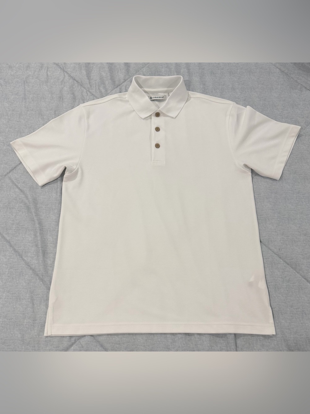 Cubavera Men's Classic Short-Sleeve Polo Shirt - white
